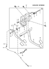 23974330-Flexible shaft assy-clutch (N300P-N12 domestic: 23974330 /// N300-B12MCE export & N300P-N12 export: 