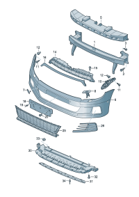 1K8807221N-Plate, bumper Cooperate as needed: