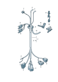 8E1971725N-Harness, for power Fan  D-31.07.2006