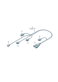 8E0971679-Harness, for instrument panel Illumination