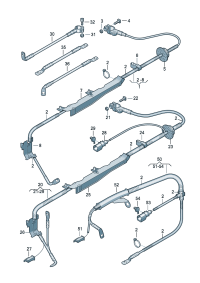 8E1971225J-Wiring harness-battery positiv D  -19.11.2007