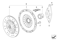 21217528209-Parts assy-clutch
