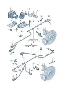 5Q0907375L-Service kit, cont unit, For a. B .s-ABS-  Apply:   D-14.04.2014 -19