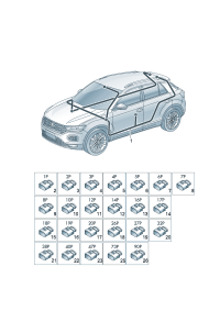 2GD971001-Harness-chamber * Part no. * Via manual * Incar * Vehicle * Identification number * To o