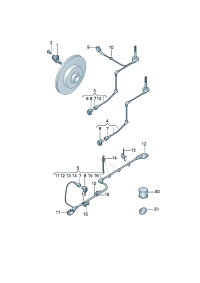 3CN927902D-Sensor, speed Wiring harness