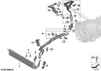 17115A18804-TRANSMISSION OIL COOLER BMW G30, G12, B48