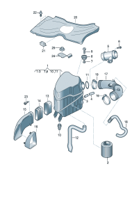 077129629-HOSE-AIR INTAKE