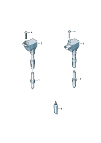 07P905601-Spark plug Pay attention to the repair manual