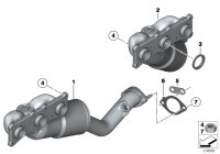 18400002884-Warranty exhaust manifold