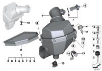 13717843291-Muffler, intake air