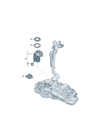 5QD919051N-Fuel delivery unit & Display, fuel level Sensor   D-23.09.2019 -15.02.2021
