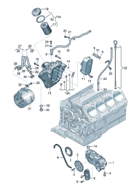 077117412T-Coolant pipe (Oil cooler water pipe)