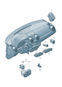 8X0959672A-Switch assy-multi control