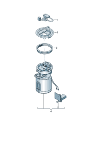 1KD919051J-Fuel delivery unit & Display, fuel level Sensor   D-22.01.2018