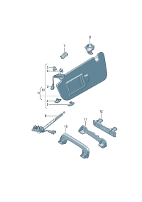1H0973131A-Receptacle, flat contact Contained: