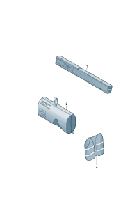 18G861743B-Reflective warning vest