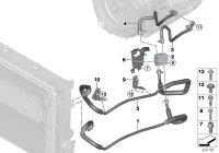 17227634200-Oil cooler pipe inlet