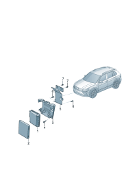 55G907225-Plate, radar sensor  D-30.05.2022