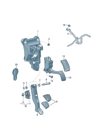 1ED723503-Pedal-accelerator Module