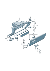 8VD857035A6PS-Glove box assy