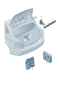 8T0860251A-Emblem, warning quarter