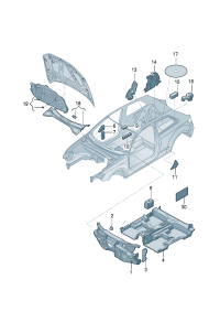 8VD863947-Damper, crossmember
