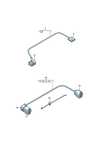 8V0971100A-Wire, roof