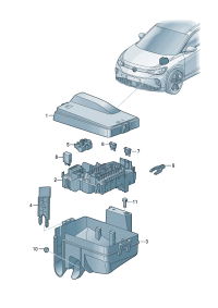 1ED927165-Stopper For center electric