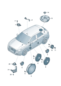 8VD035399-Speaker assy-tweeter