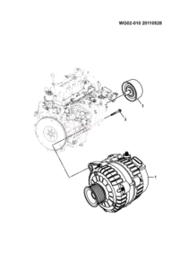 24538024-ALTERNATOR, 12V 80A 4PK, TOYOTA