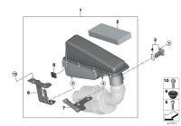 13718603092-Muffler, intake air