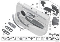 51417368235-Bracket leather fr lh