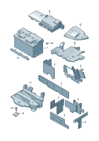 8N7915357-Bracket Battery