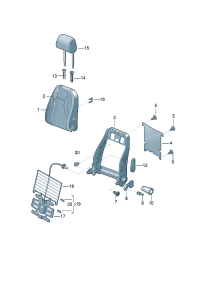 56D881806AVCH-Back cover-faux leather (ti black)