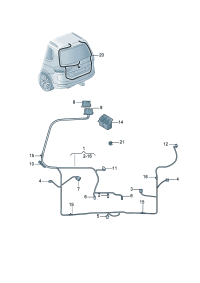 5TD971147C-Harness, Cover, rr. hatch