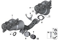 18407599532-Warranty exhaust manifold