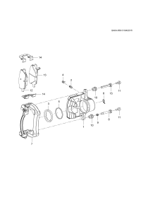 13588977-Housing assy-fr caliper (incl 2-6)