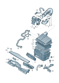 8S0129671-Bracket, air cleaner D  -13.11.2017