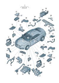8F0971821F-Guide Hinge, hatch cover