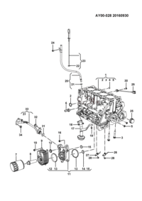 23869904-SENSOR ASSY-KNOCK