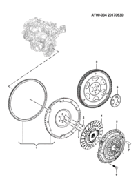 23529639-FLYWHEEL ASSY