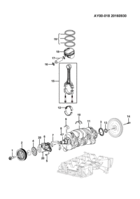 23523540-RING SET PISTON