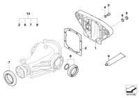 33111214615-Cover, transaxle