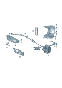 1P1837015-AUDI TT MK2 WINDOW MECHANISM