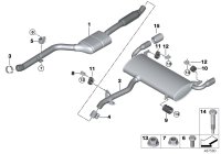 18308693938-Catalytic converter w/pre tube