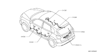 24124DF30D-Wiring harness-front door, rh