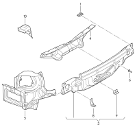 1K9813311-Bracket, cowl top