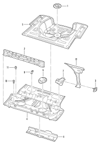 1K5813114-Deck plate