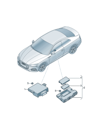 8W0907468M-Bus assy-data Interface, diagnosis (gateway)
