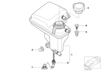 17137647713-EXPANSION TANK/W SENSOR-X5 E53